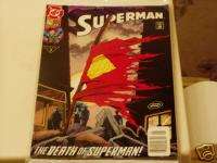 SUPERMAN DEATH OF SUPERMAN COMIC BOOK # 75 1992 MINT  