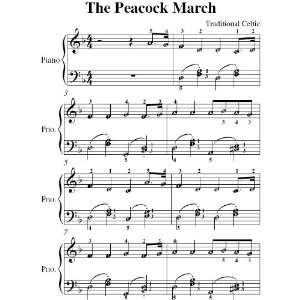  Peacock March Easy Piano Sheet Music Traditional Celtic 
