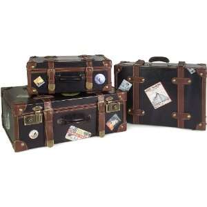  Labeled Suitcases   Set of 3