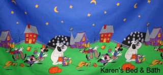 Halloween 58x72 Tablecloth Sewn w/ Mickey Mouse Fabric  