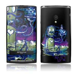   Sony Ericsson Xperia X10  All Time Low  Robot Skin  Players