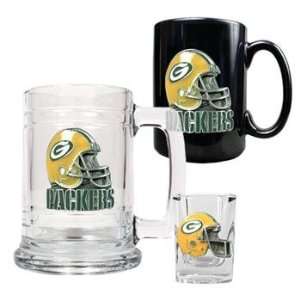    Green Bay Packers NFL Beer Tankard & Shot Glass