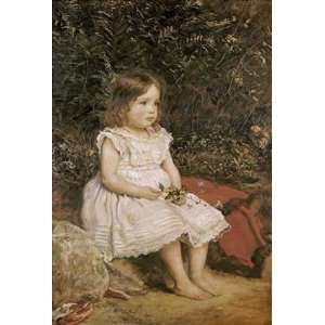  Portrait of Eveline Lees As a Child by John everett 
