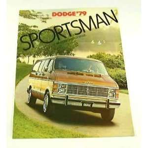   1979 79 Dodge SPORTSMAN Van Wagon BROCHURE B100 B200 