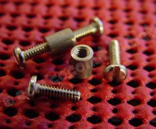   Screws TWO SETS SS Oxide pin spacer nuts slotted custom grip  