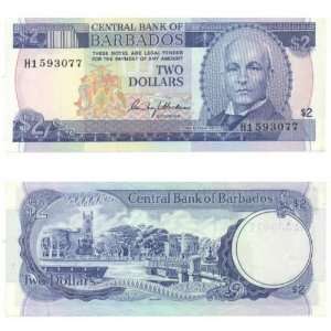  Barbados ND (1980) 2 Dollars, Pick 30 
