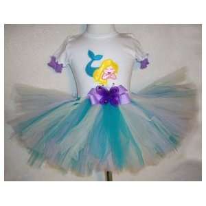 Character Princess Mermaid TuTu Set Baby/Toddler/Young Girls Clothes S