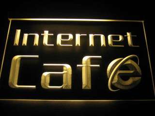 Internet Cafe Logo Beer Bar Pub Light Sign Neon B003  