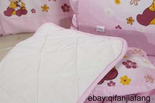 STUNNING DISNEY MINNIE MOUSE BABY CRIB 6PC PINK COMFORTER IN A BAG 