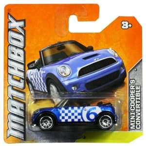  Matchbox Diecast Car Mini Cooper S Convertible (Blue) No.6 