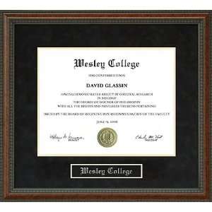  Wesley College Diploma Frame