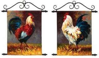 This pair of proud roosters are a perfect addition to a country 