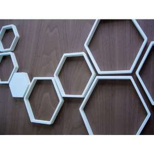  Hex Paintable Wall Decor