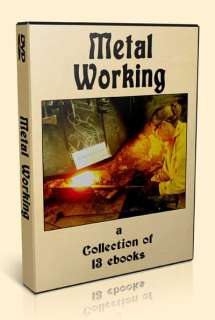 how to guides on METAL WORKING   12 Books on DVD  