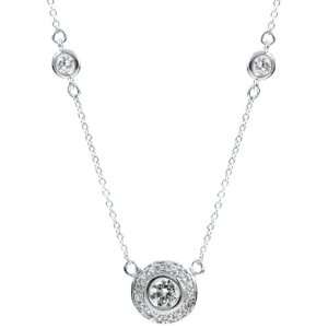  Bahars Round Cut CZ Vintage Necklace Jewelry