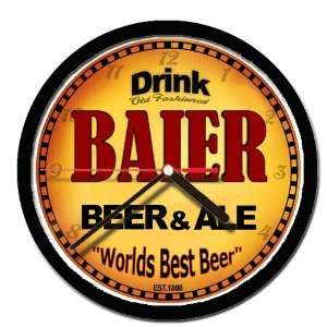  BAIER beer and ale wall clock 