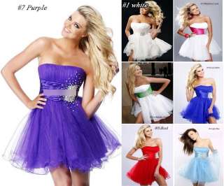   Short Cocktail Prom Party Dress Gown Stock Size 6 8 10 12 14 16  