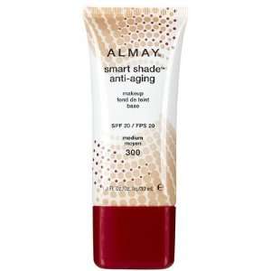 Almay Smart Shade Anti Aging Makeup, Medium, 1 oz (Quantity of 3)