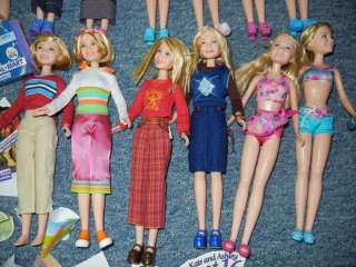 MARY KATE AND ASHLEY OLSEN DOLLS LOT – 14 DOLLS PLUS ACCESSORIES 