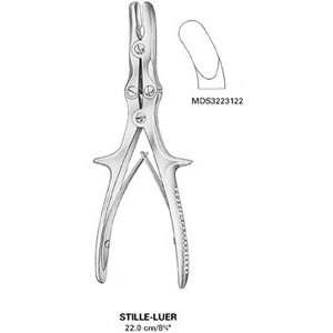 Bone Rongeurs, Steile Luer   Double action, curved tip, 8 3/4, 22 cm