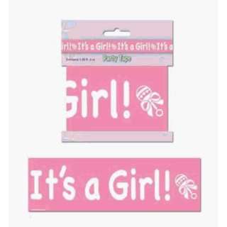  Beistle   66121   Its a Girl Party Tape  Pack of 12 Toys & Games