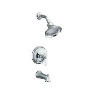 Bancroft Rite Temp Pressure Balancing Bath and Shower Faucet Trim with 
