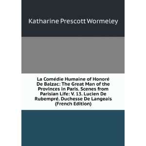   De Langeais (French Edition) Katharine Prescott Wormeley Books