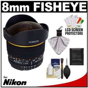  Rokinon 8mm f/3.5 Manual Focus / Auto Aperture Fisheye 