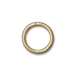  Gold Plated Base Metal 10mm Open Jump Rings (24) Arts 