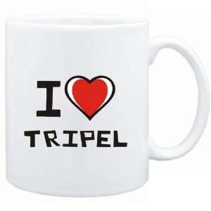 Mug White I love Tripel  Drinks 