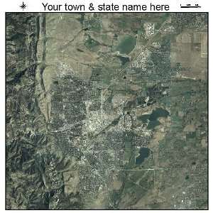   Aerial Photography Map of Boulder, Colorado 2011 CO 