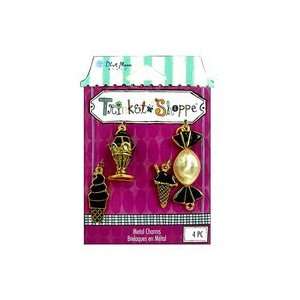  Trinket Charms 4/Pkg Sweets Arts, Crafts & Sewing