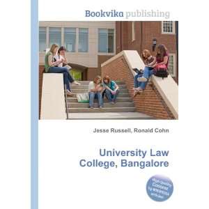    University Law College, Bangalore Ronald Cohn Jesse Russell Books