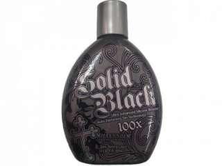 2011 Solid Black 100X Bronzer Indoor Tanning Bed Lotion  