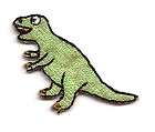 dinosaur green allosaur iron on applique p atch $ 1