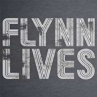 FLYNN LIVES T Shirt tron arcade comic con movie game  