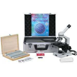 AmScope 40X 2000X Advanced Monocular Compound Microscope with 3D Stage 