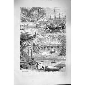   1879 AMERICA ROUTE ISTHMUS CANAL LAKE MANAGUA BARBACOA