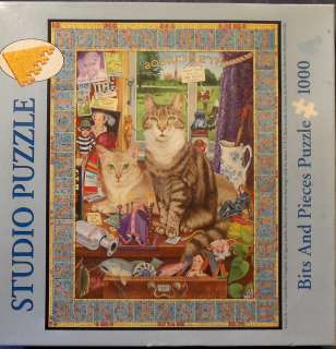   Pieces Puzzle CAT CONUNDRUM 2005 1000 PIECES GEORFFY TRISTRAM  