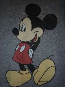 DISNEY *Vintage Look* MICKEY MOUSE Super Soft Long Sleeve T Shirt Tee 