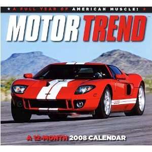  Motor Trend 2008 Wall Calendar