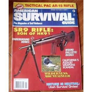  American Survival Guide Magazine November 1992 ( SR9 Rifle 