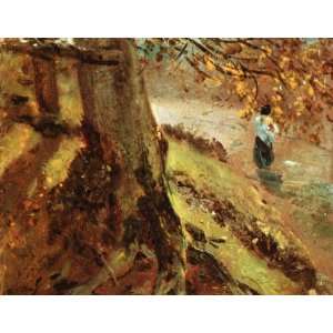   Made Oil Reproduction   John Constable   32 x 24 inches   Tree Trunks