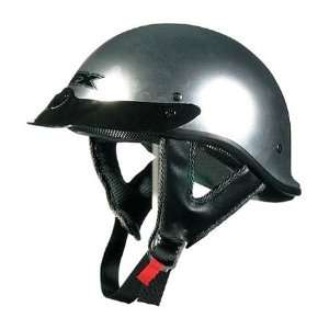  AFX FX 68 Beanie Solid Half Helmet Large  Silver 