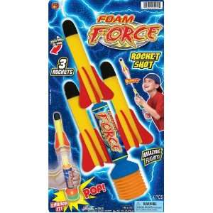  Foam Force Rocket Shot Toy 
