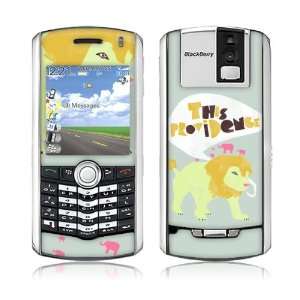 Music Skins MS PROV10065 Blackberry Pearl  8100  This Providence  Lion 