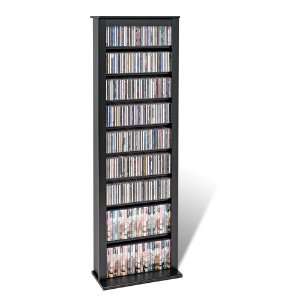  Prepac   Black Slim Barrister Storage Tower For Multimedia 