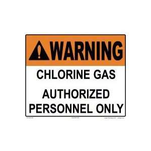  Sign Warning Chlorine Gas 5501Wa1210E