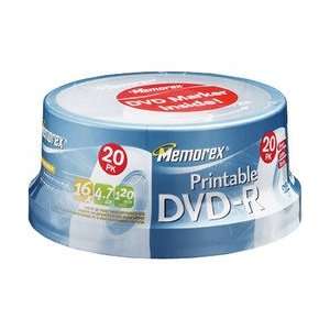   DVD R Spindle with White Ink Jet Printable Surface
