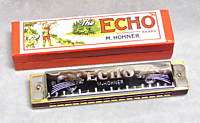 HOHNER The ECHO Tremolo Tuned Harmonica Key of C or G  